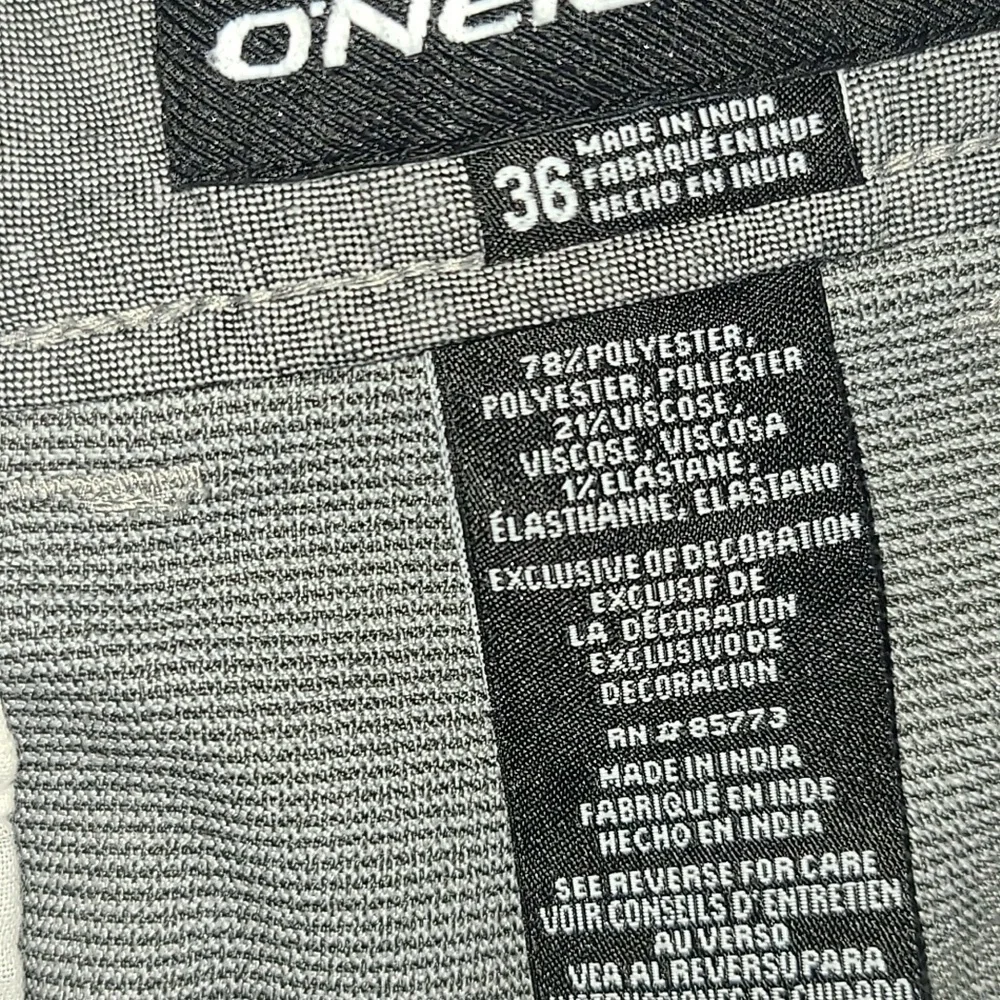 O'Neill Men's Light Gray Flat Front Shorts